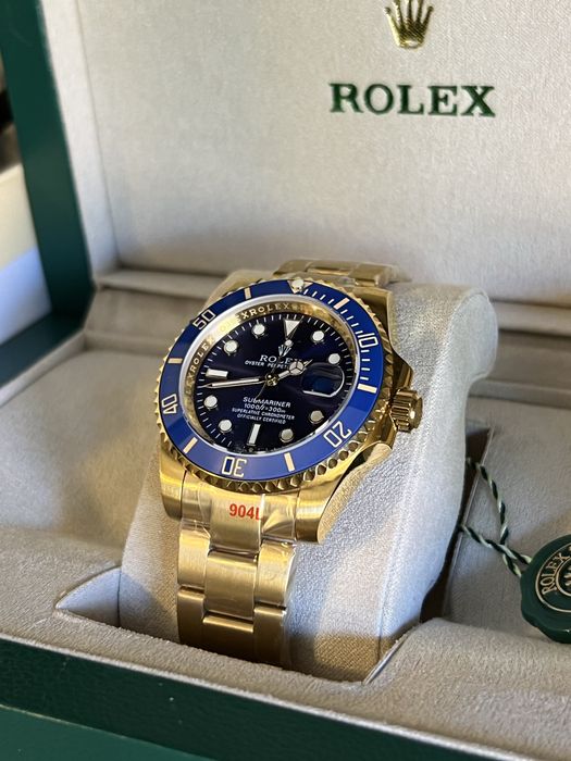 Rolex Submariner DateJust Full Gold/Blue