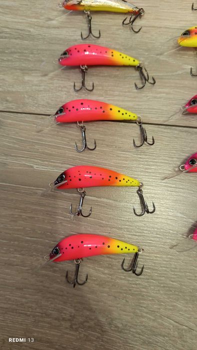 Woblery trociowe Salmon 65 cm rękodzieło