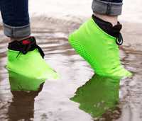 Силиконовые водонепроницаемые чехлы бахилы для обуви 34-45 S M L