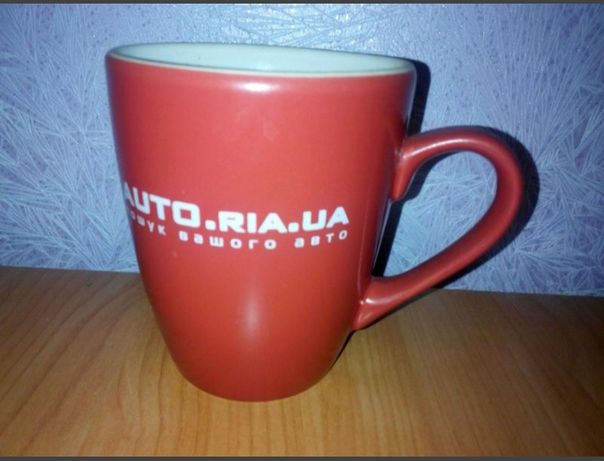 Фирменные чашки Ria, Dom.ria, Auto.ria.ua