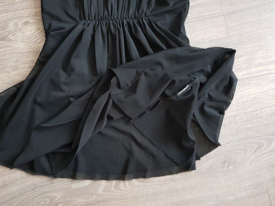 Bluzeczka H&M czarna siatkowa większe S