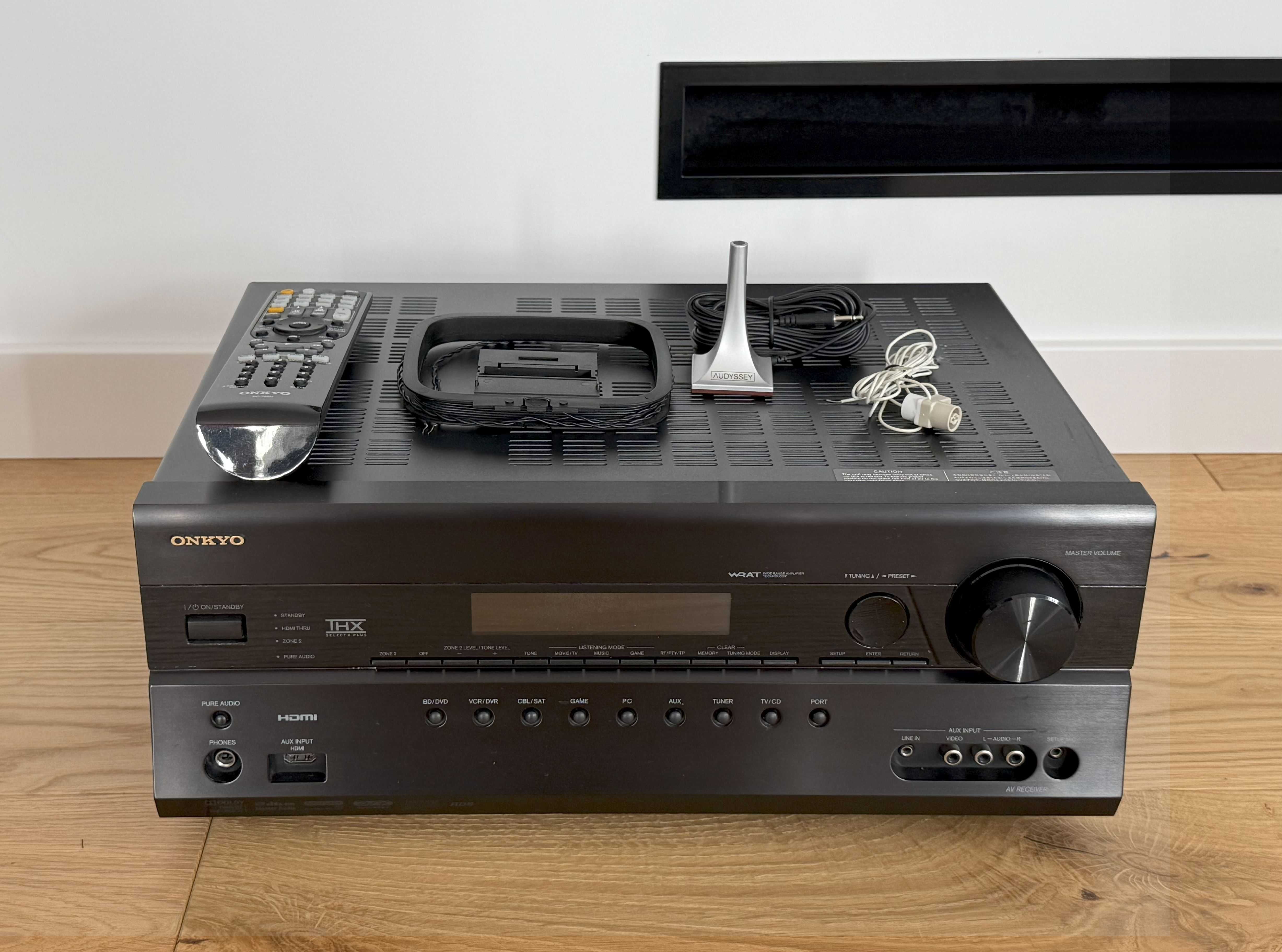 Onkyo TX-SR608 amplituner + głośniki JAMO S606 + Subwoofer JAMO SUB200