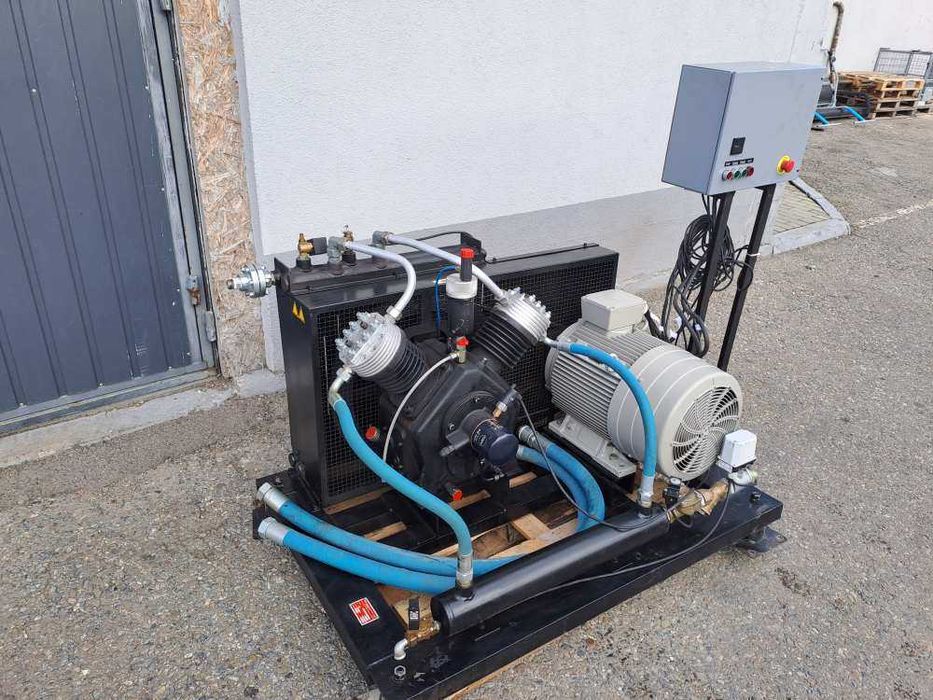 Kompresor doprężacz booster AIRPOL 22kW 40 bar 300 m3/h Przebieg 662 h