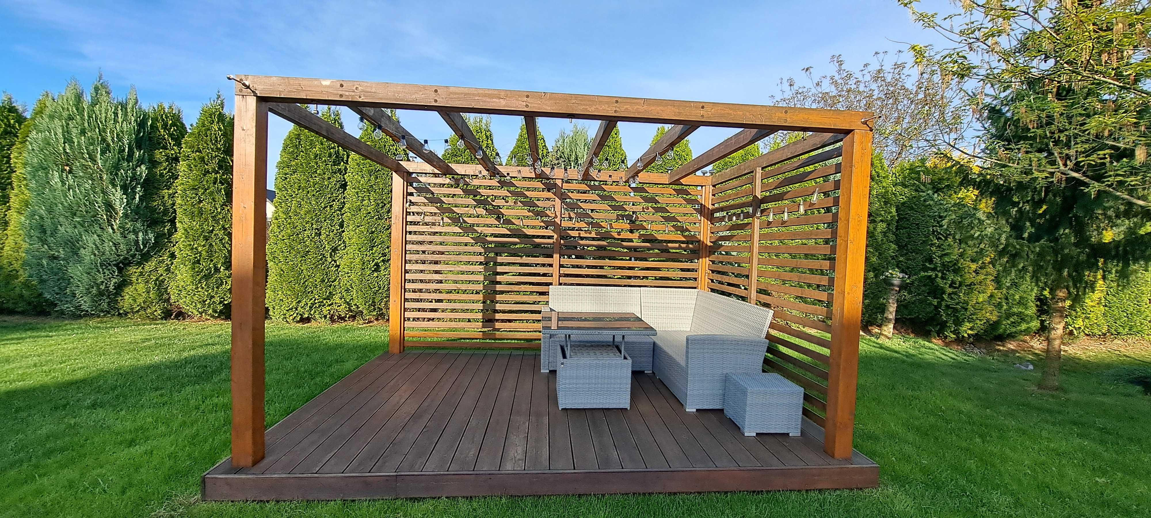 Pergola ogrodowa drewniana - Używana