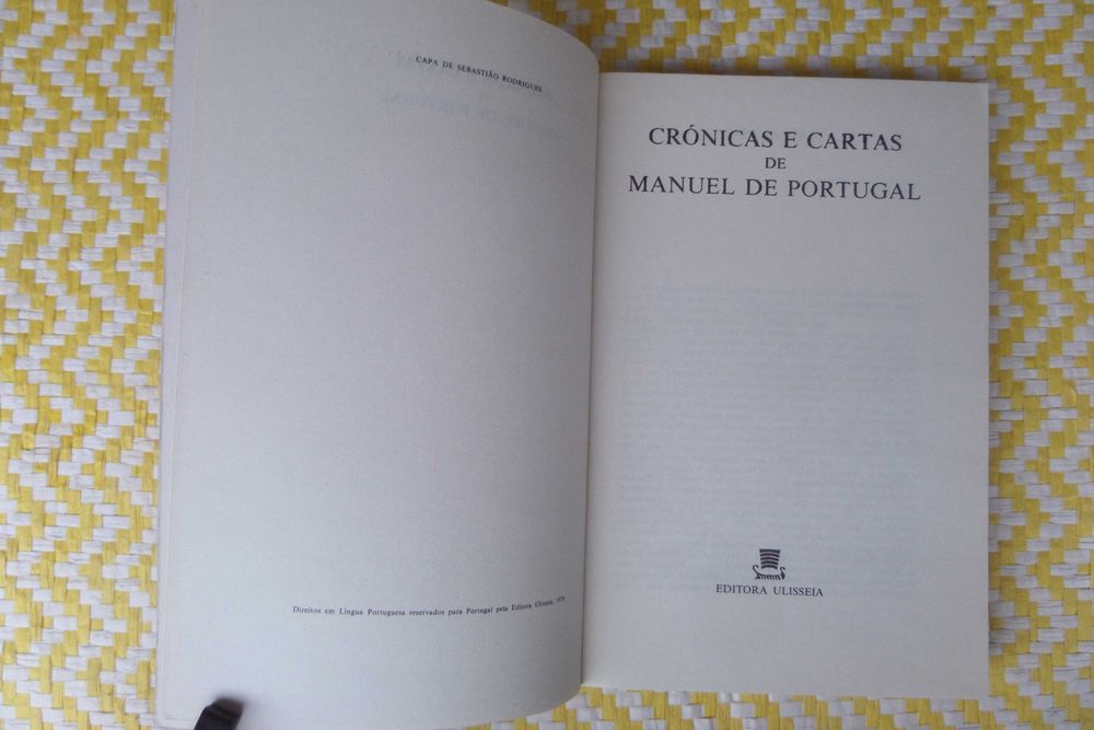 Crónicas e Cartas de Manuel de Portugal
Manuel de Portugal