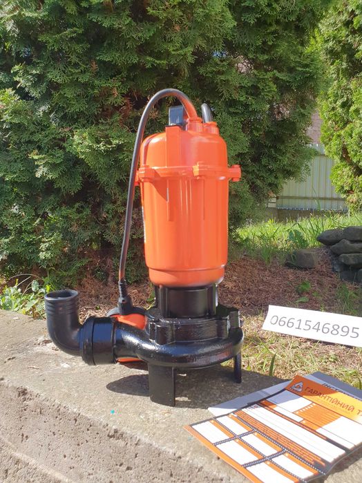 Фекальний насос с ножом 2,6 kw ТІЛЬКИ ДОСТАВКА ПОШТОЮ