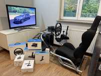 Symulator wyścigowy Moza R9 sim racing sim rig Ireco Motorsport drift