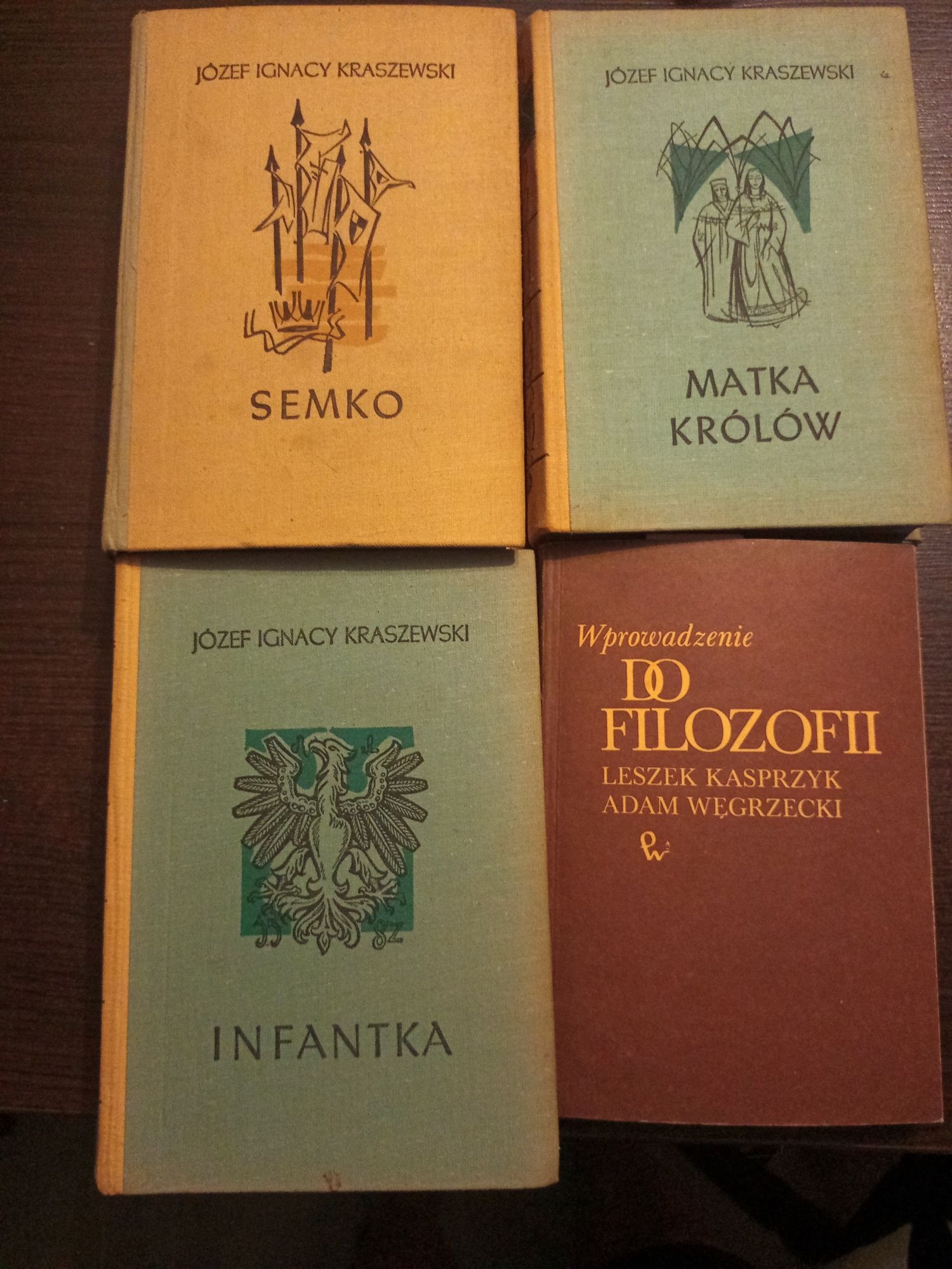 Trzy książki Ignacy Kraszewski matka królów infantyka semko i wprowadz
