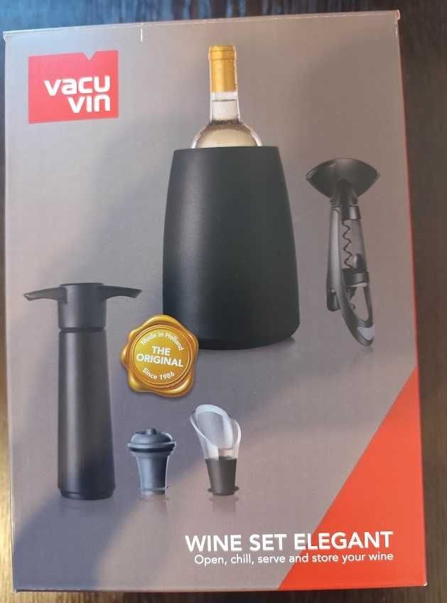VACU VIN - Zestaw do wina WINE SET wersja ELEGANT + gratis