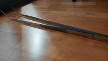 Pinça c/ ponta curva 60cms - Aço inoxidável (Aquário)
