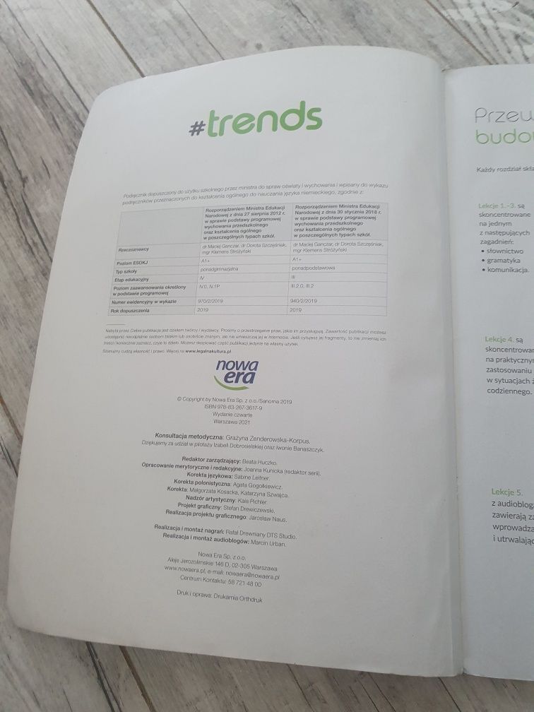 Trends 2. J. niemiecki. Nowa Era