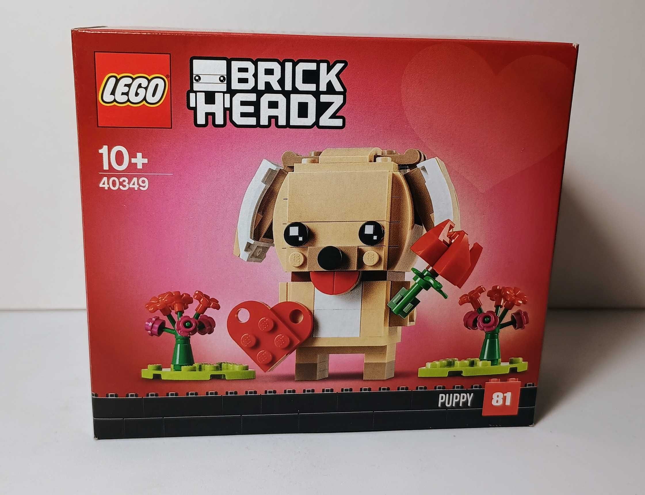 LEGO BrickHeadz 40349 Walentynkowy szczeniaczek