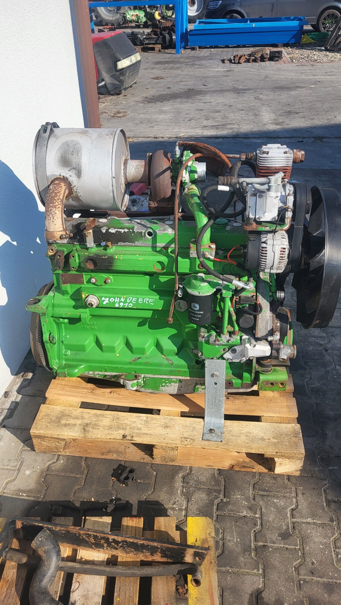 Alternator sprężarka klimatyzacji john deere 6910