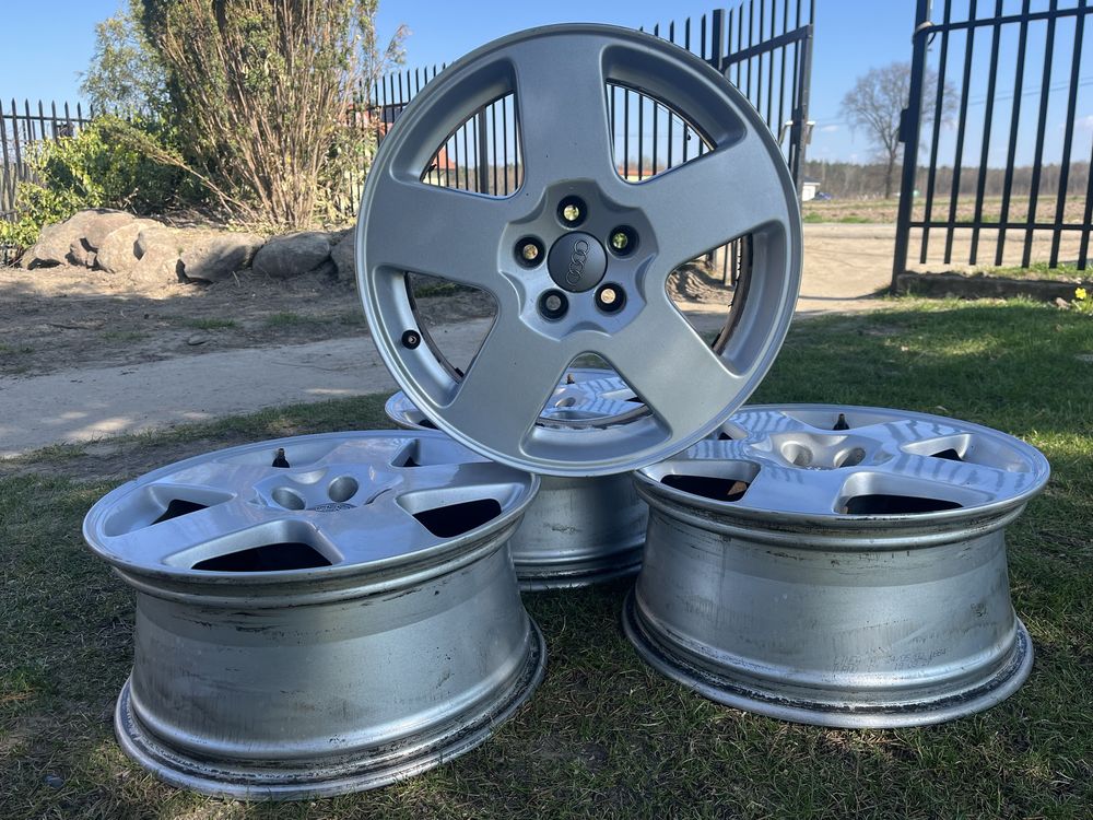 ALUFELGI 16’ 7J ET31 5x100 AUDI A3 S3 8L A2 TT 8N SLINE łopaty 16 cali