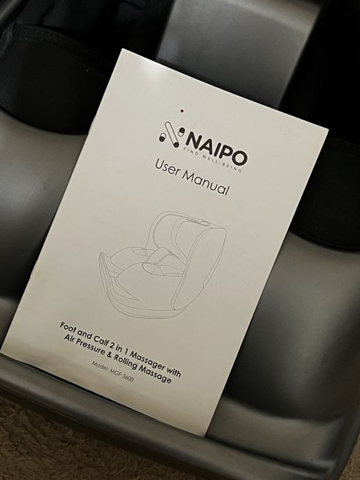 Масажер для ніг Naipo MGF-3600 з підігрівом та вібрацією