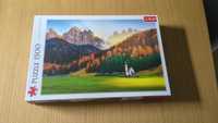 Puzzle 1500 Trefl "kościółek w Dolomitach"