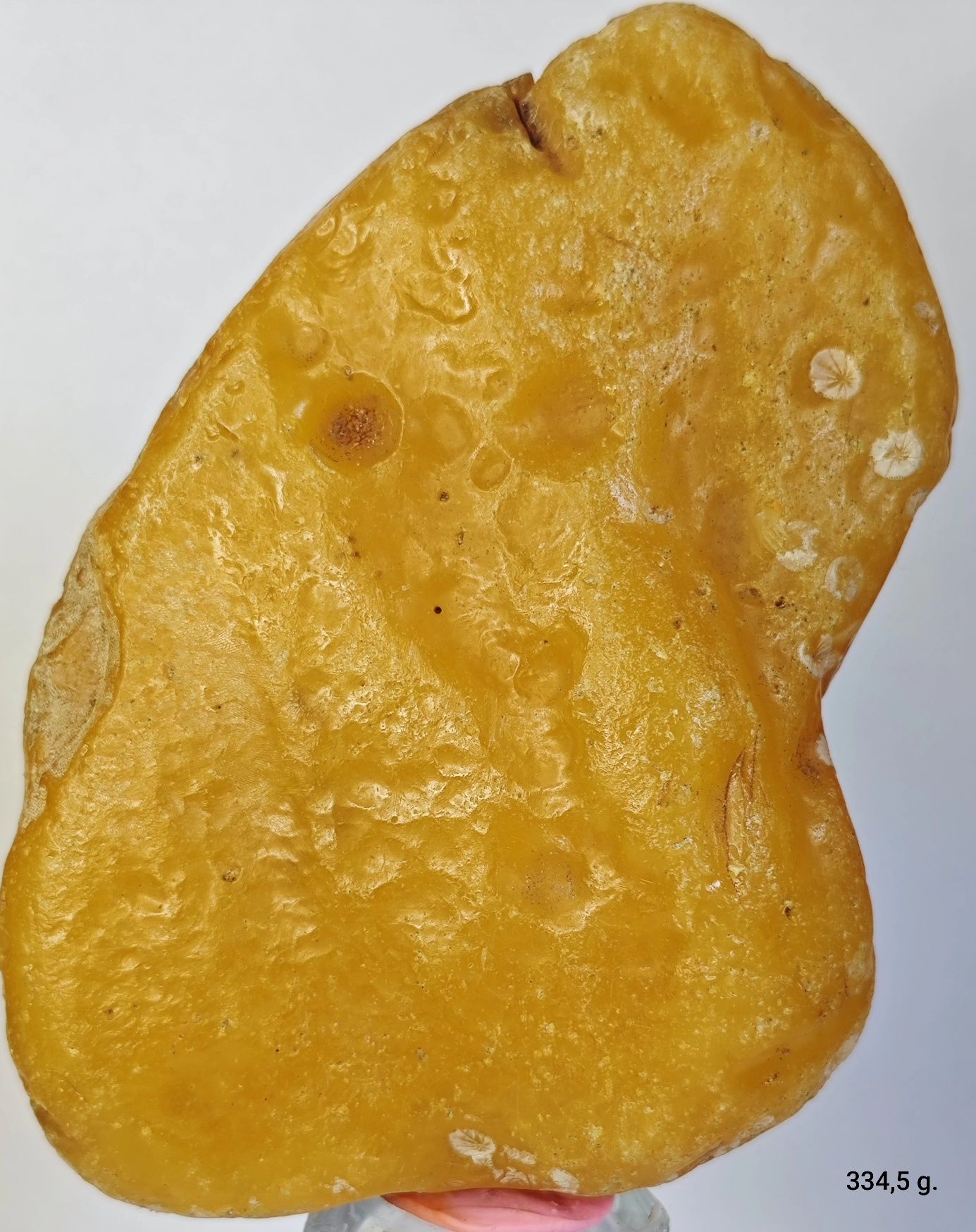 Bursztyn 334 g. bałtycki , bryłka , okaz , kolekcja wiele gram .