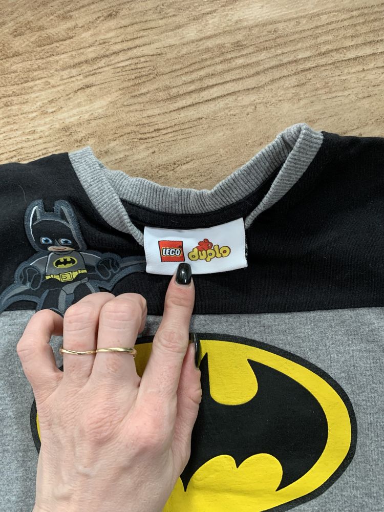 Koszulka batman Lego Duplo peleryna 98 t-shirt 2-3 l