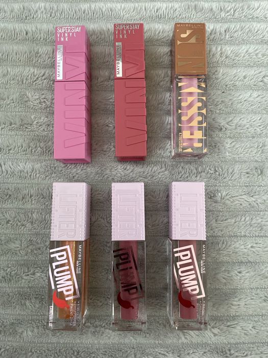 Pomadki Maybelline Super Stay Vinyl INK Lifter Plump róz Sunkisser