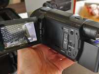 Sony FDR-AX53 4K + mikrofon + pilot + walizka