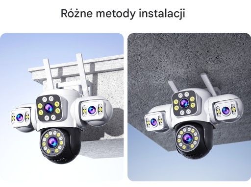 Kamera IP obrotowa 12MP WIFI 3 OBIEKTYWY