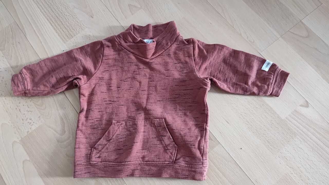 4 ciepłe bluzy + sweterek 68