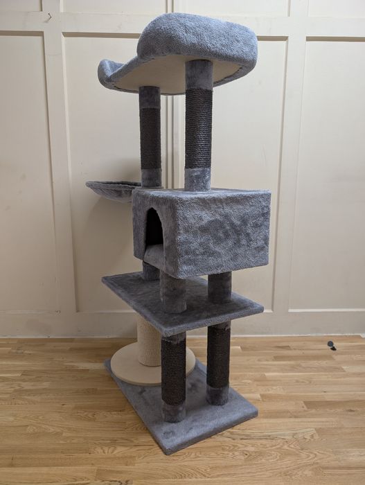 Nox Drapak dla Kota Ciemnoszary 95x42x135cm Używany DUŻY