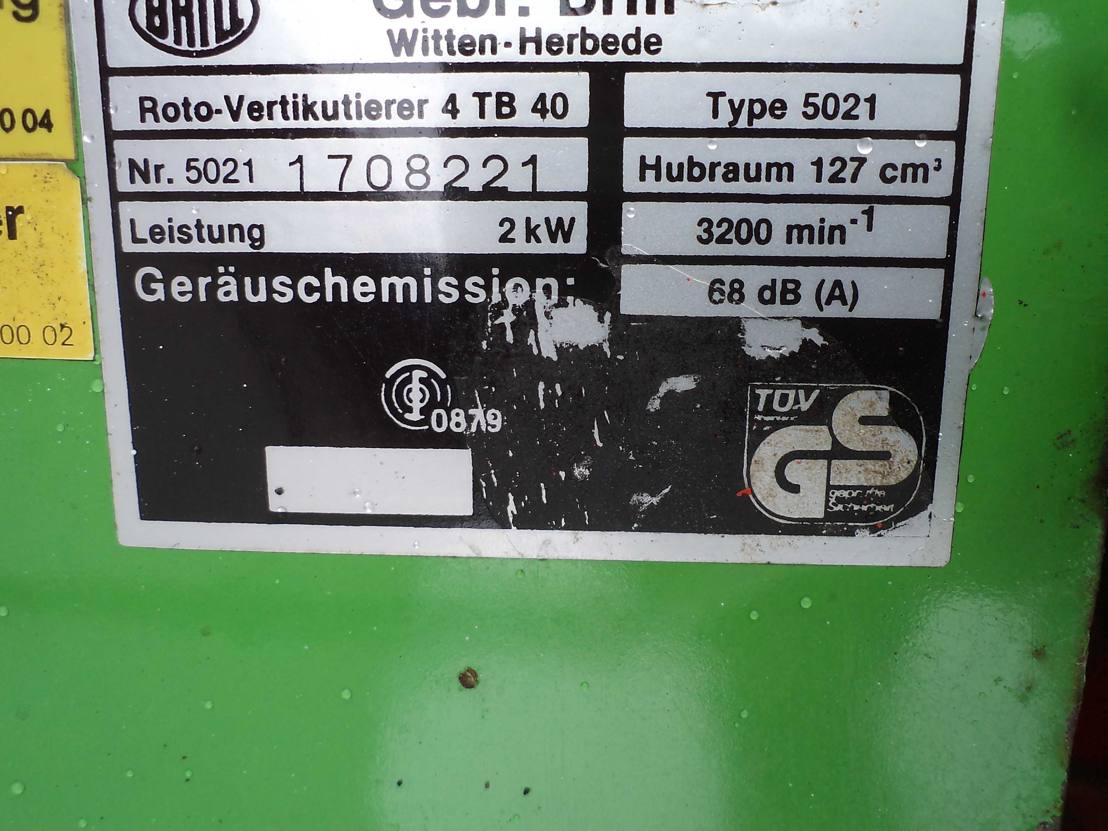 Areator wertykulator spalinowy Sabo BRIGGS&STRATTON  WYSYŁAM Gwarancja