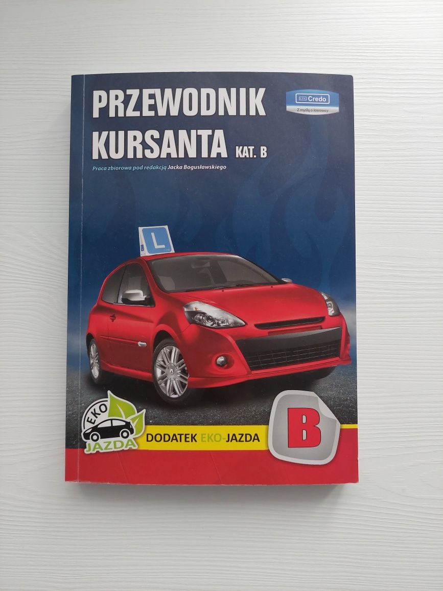 Książka kurs prawa jazdy kat. B przewodnik kursanta + płyta CREDO