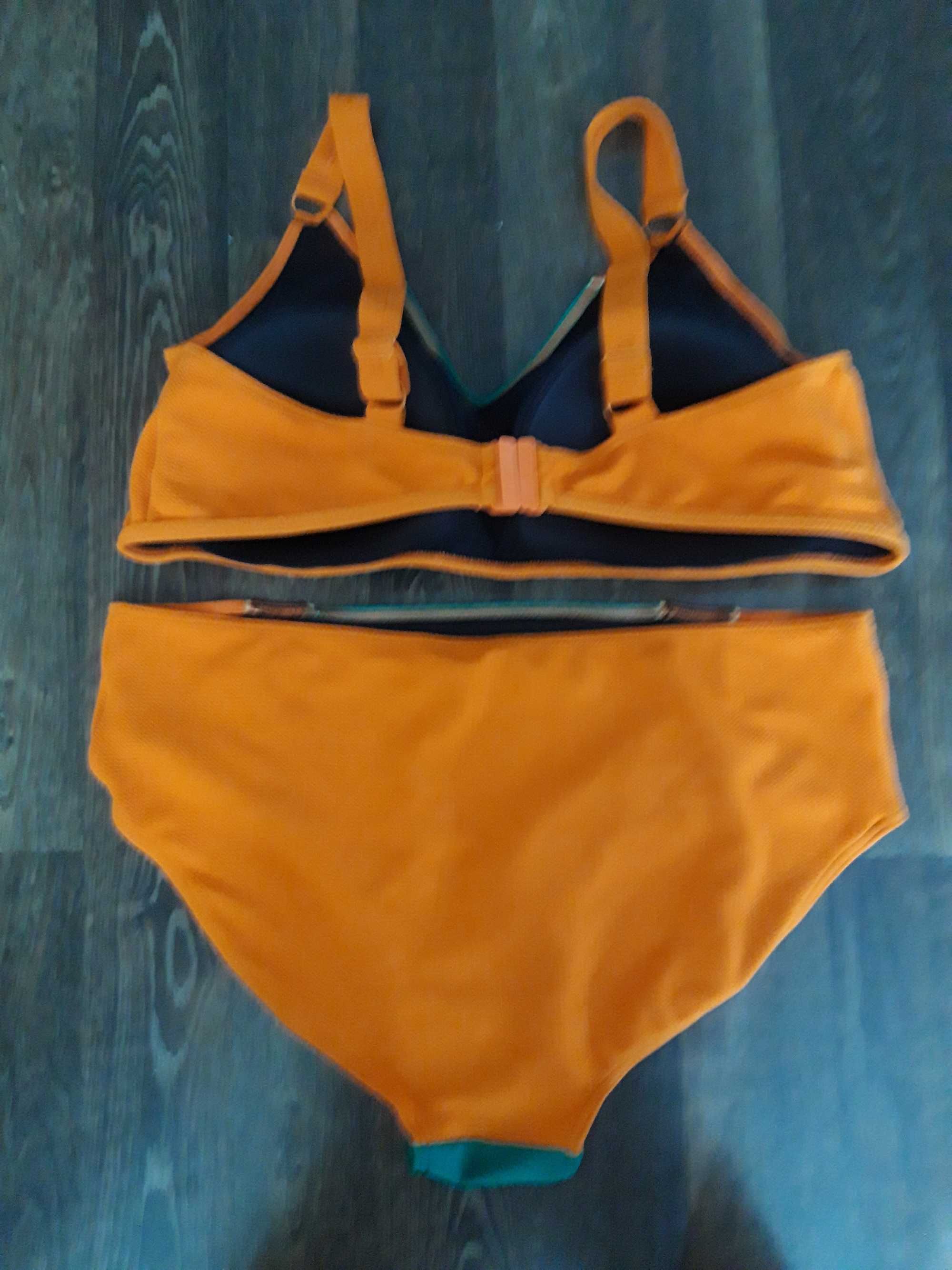 Plus size dwuczęściowy strój kąpielowy