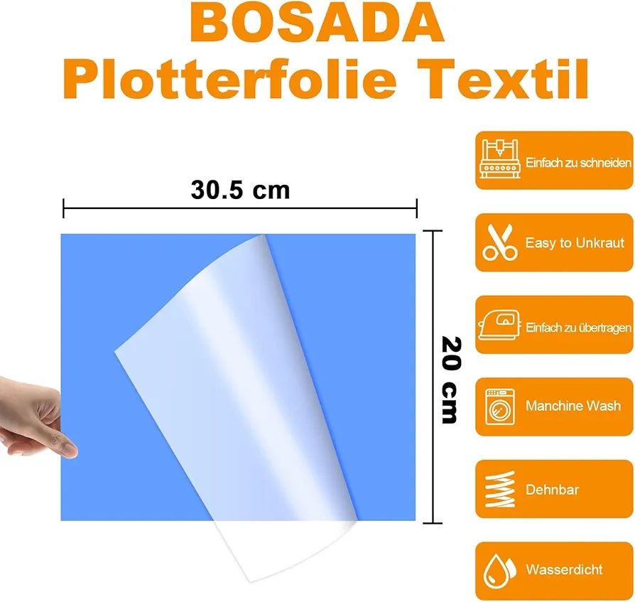 Plotter, folia do druku na koszulkach , tkaninach