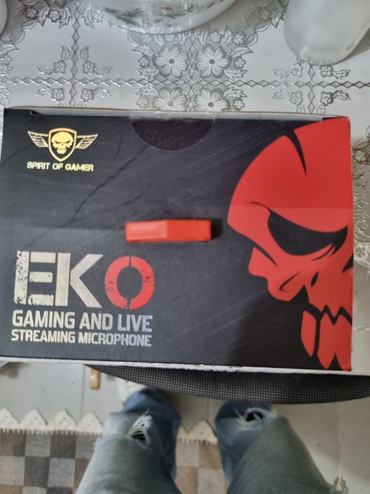 Microfone Gaming Com Fio SPIRIT OF GAMER MIC-ECO