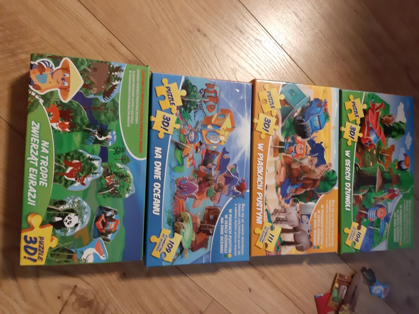 Puzzle 3d Lubisie x 4 opakowania