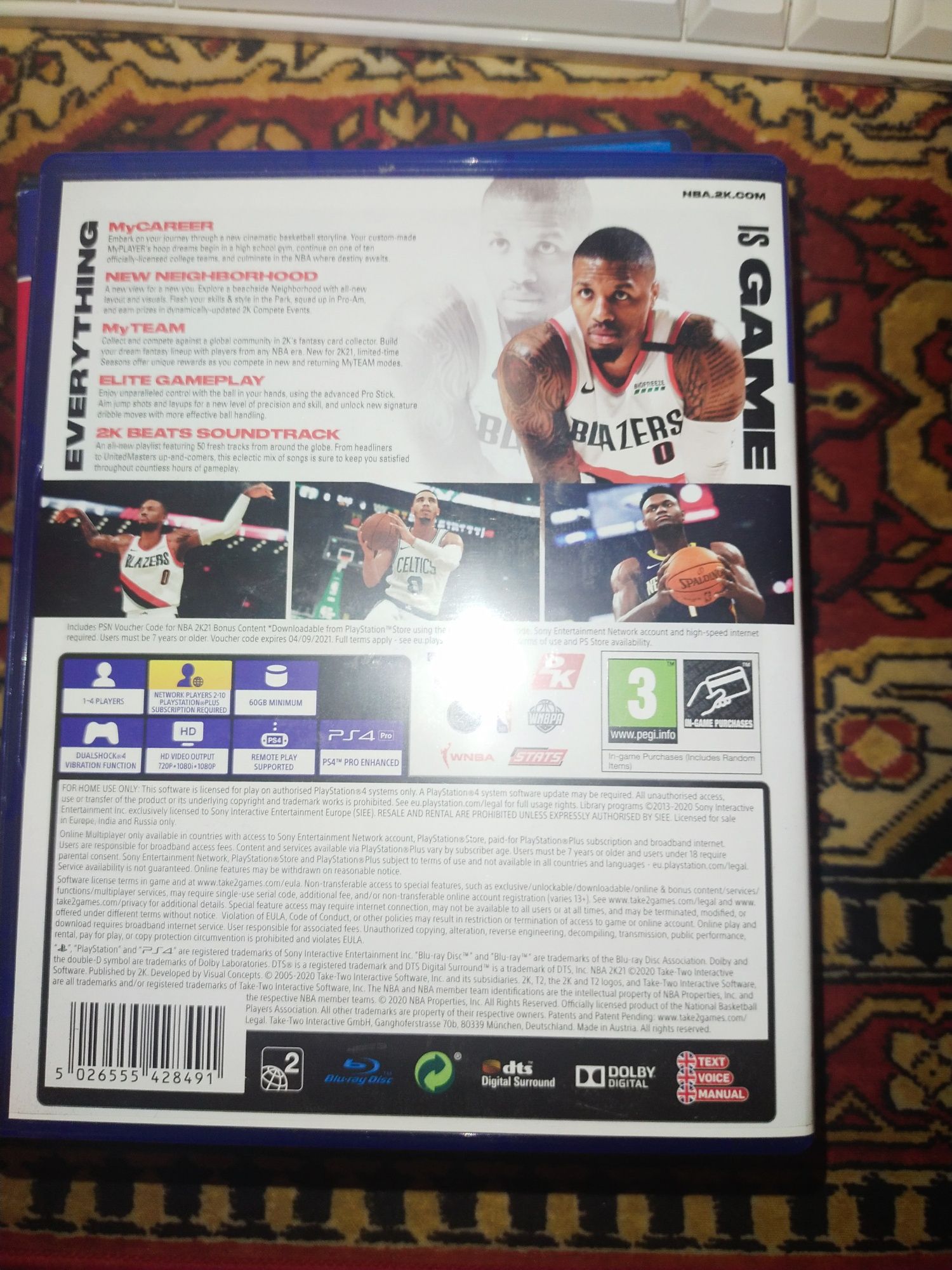 NBA 2K21 na PS4 .
