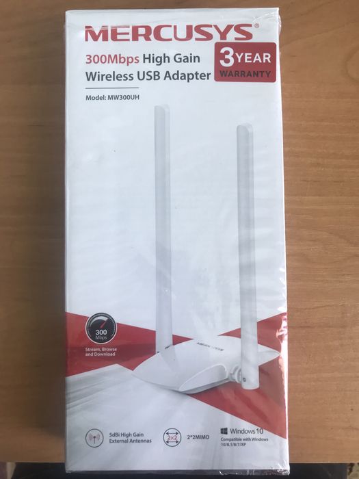 Wi-Fi адаптер Mercusys MW300UH