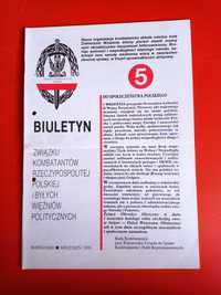 Biuletyn Związku Kombatantów RP, nr 5, wrzesień 1995