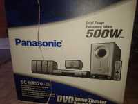 Surround Panasonic SC-HT520, conj. 5 colunas +subwoofer + leitor DVD