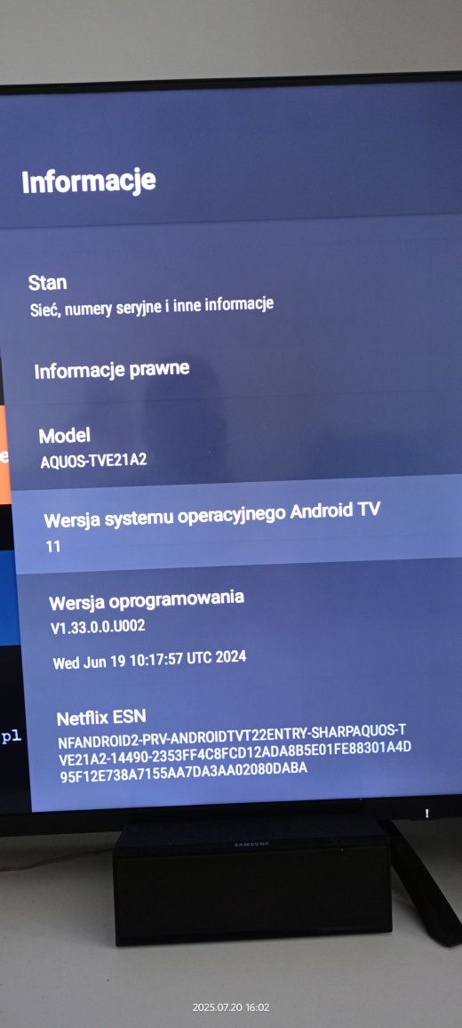 Telewizor Sharp 55 Smart tv