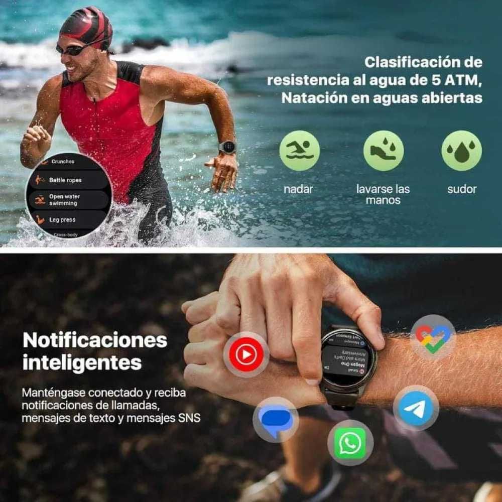 Ticwatch Smartwatch Pro 5 Enduro. Green color.