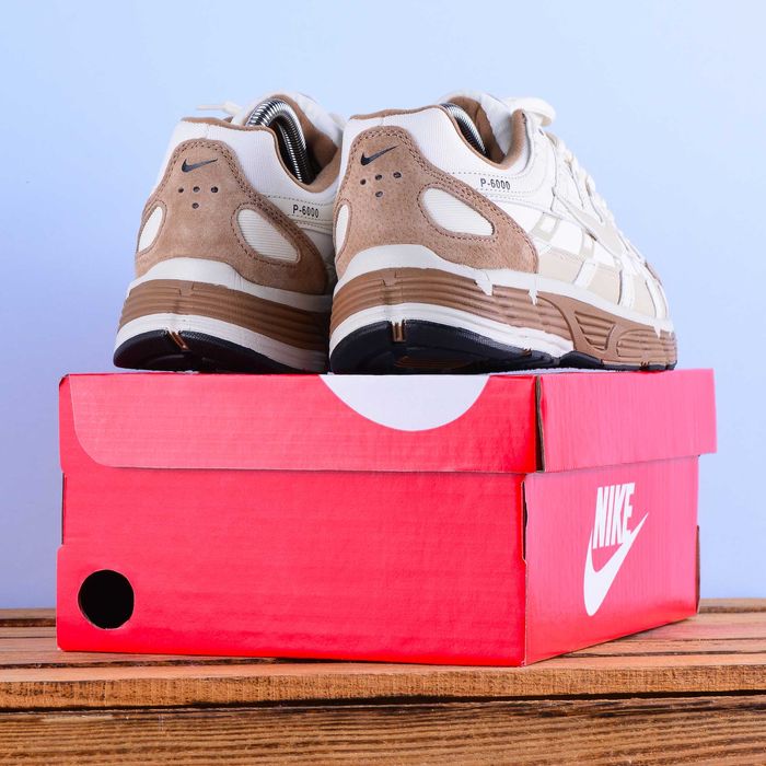 (2110) Термо Зимові Кросівки Nike P-6000 пісочні (41-46) найк найки