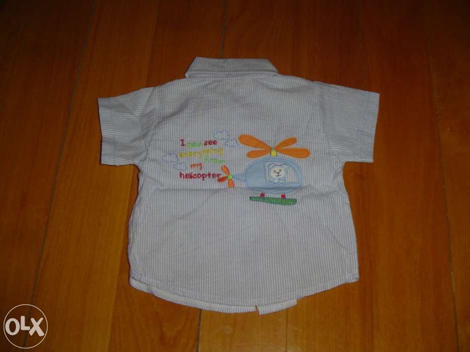 Camisa Rapaz 6 Meses