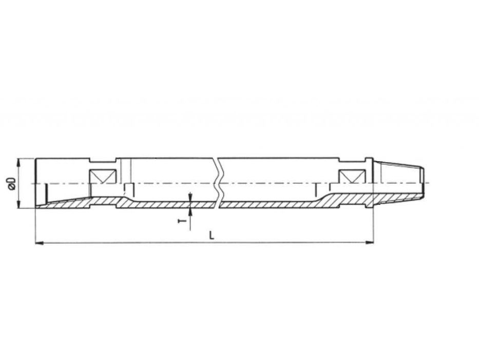 Żerdzie Rury wiertnicze 920mm. Kazda długość pod zamówienie