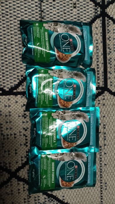Saszetki Purina one indor formula 4 sztuki