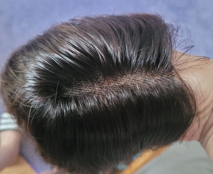 Toper  lace front z włosow brazylijskich100%  ludzkie wlosy