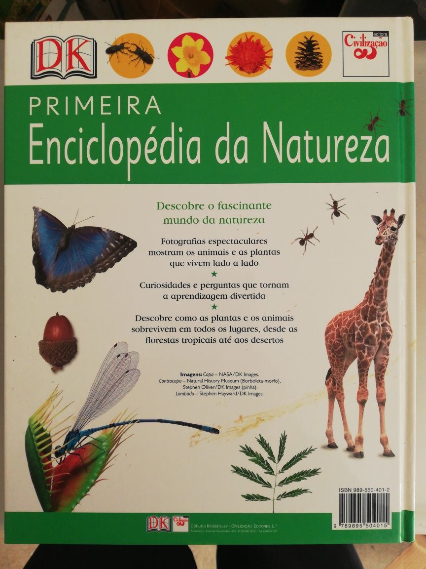 Livro Primeira Enciclopédia da Natureza