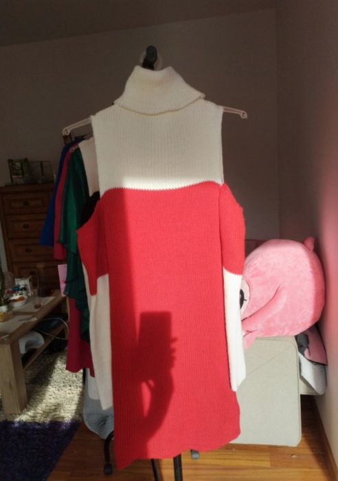 Sukienka sweter tunika