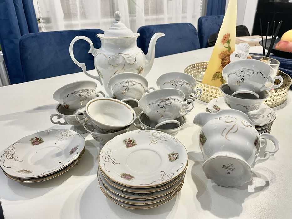 Polecam Porcelanowy komplet kawowy wyjątkowy wałbrzych