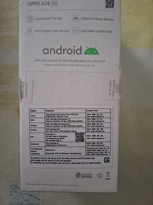 Oppo A74 5G stan BDB!  128GB 6+6 RAM