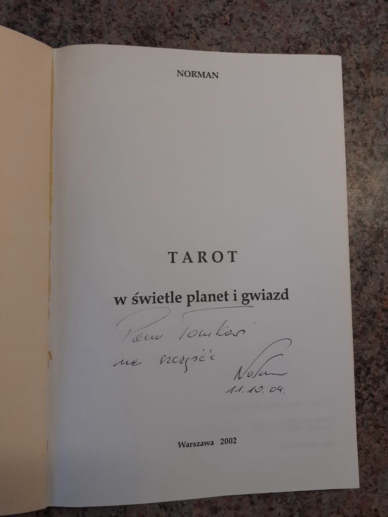 Norman - Tarot w świetle planet i gwiazd [A'vista 2002] BDB STAN/spis