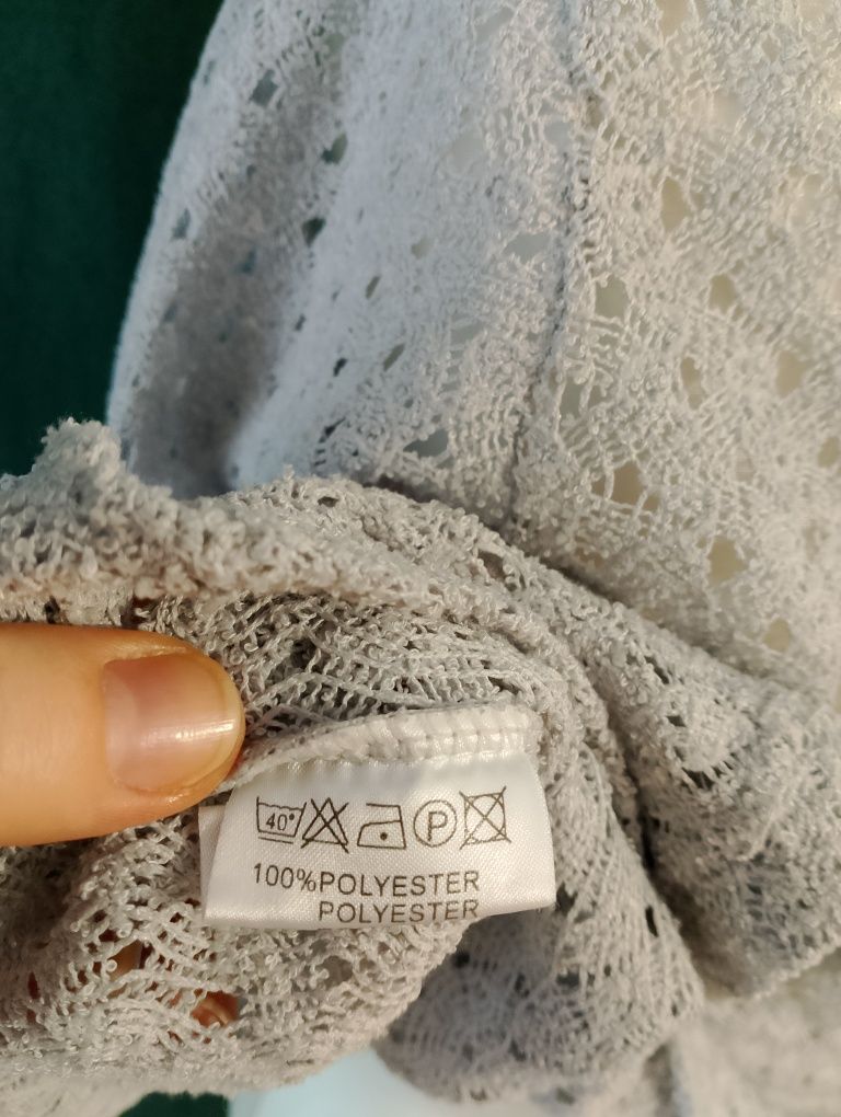 Narzutka, sweter ażurek rozm L,XL
